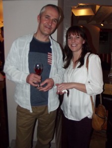 TV presenter, former Housemartins band member Stan Cullimore with Emma Webster